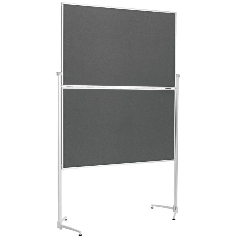 magnetoplan moderatietafel, 120 x 150 cm, blauw, inklapbaar