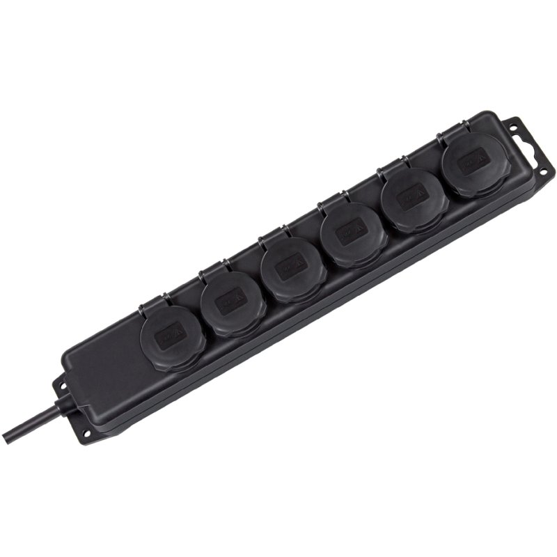 Brennenstuhl Stekkerdoos Spatwaterdicht, 6 Aansluitingen