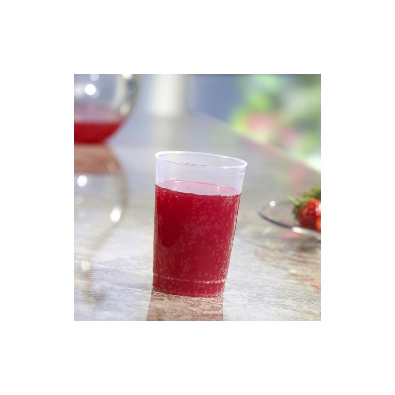 Herbruikbare transparante drinkbeker 0,1 liter, verpakking van 40