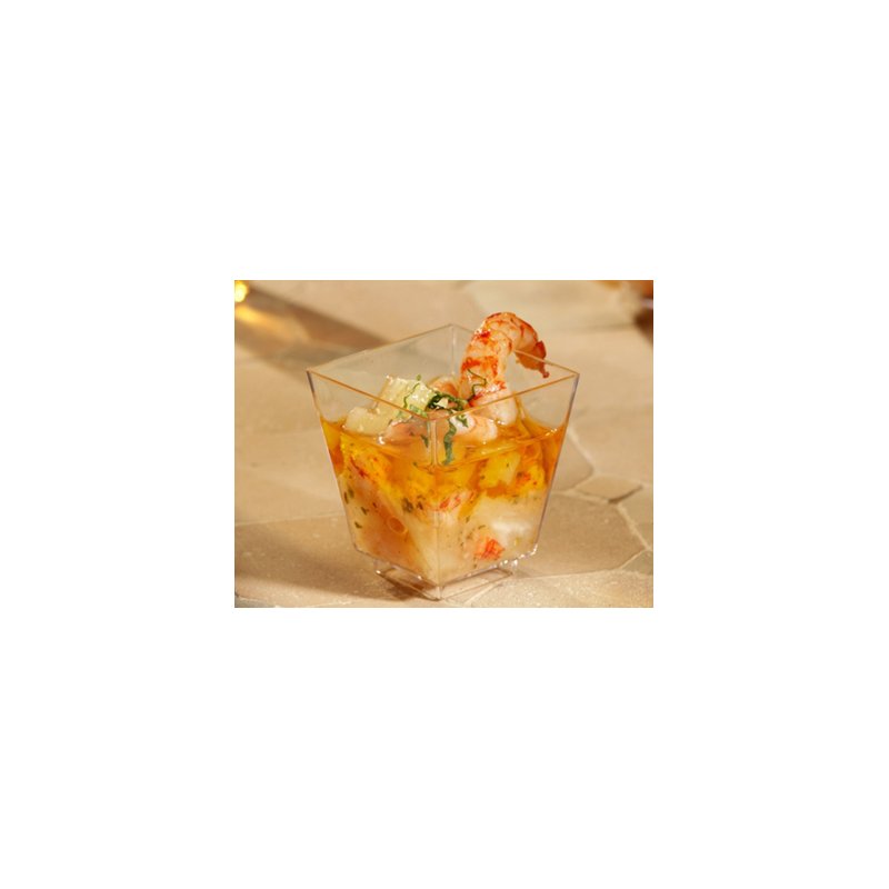 Hoekige vingerfoods-kom, 50 ml