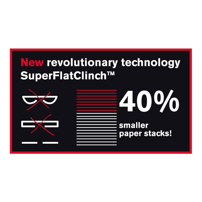 Rapid nietmachine Supreme S17, zwart/grijs