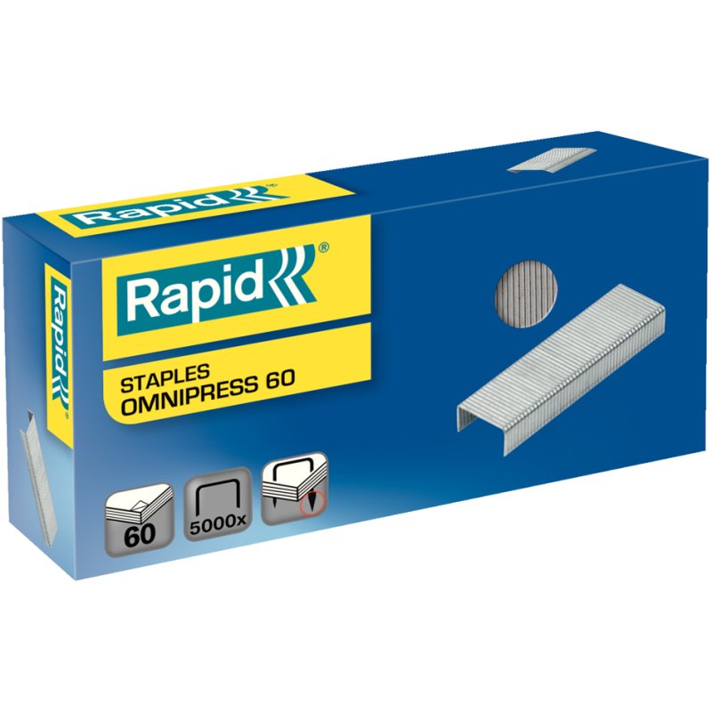 Rapid nietjes Omnipress 60, verzinkt