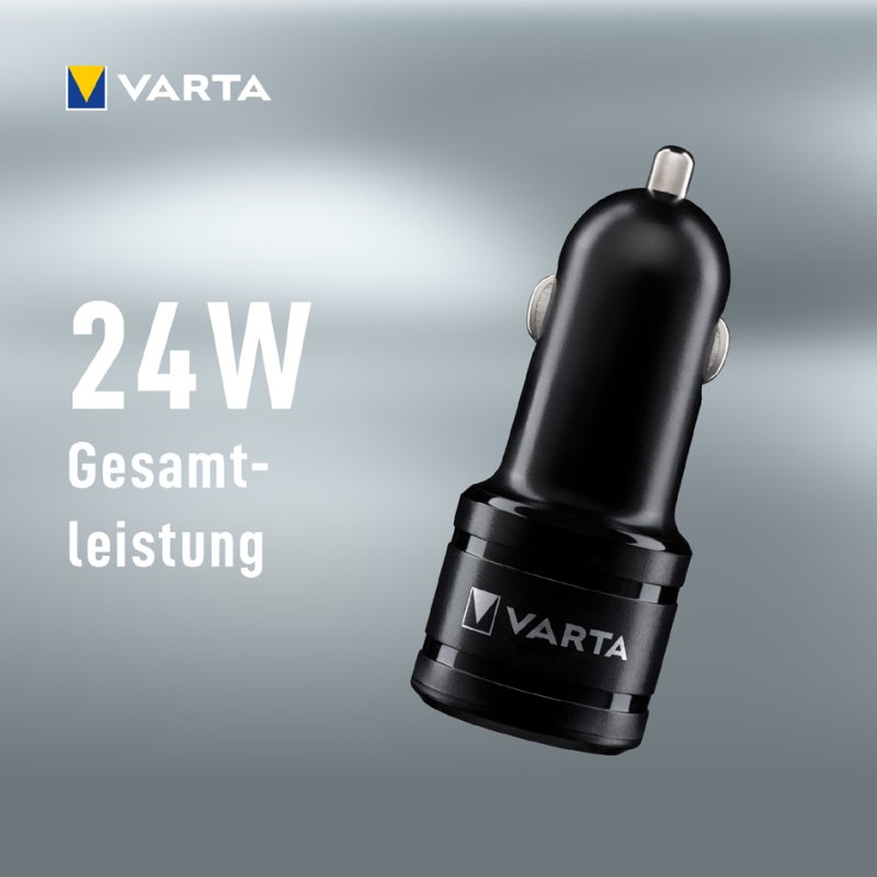 VARTA USB autolader 2 poorten 12V sigarettenaansteker