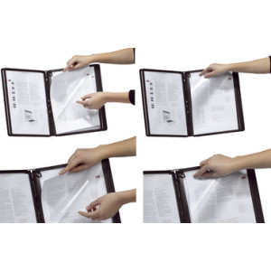 DURABLE inzichttafel SHERPA A4 rood frame