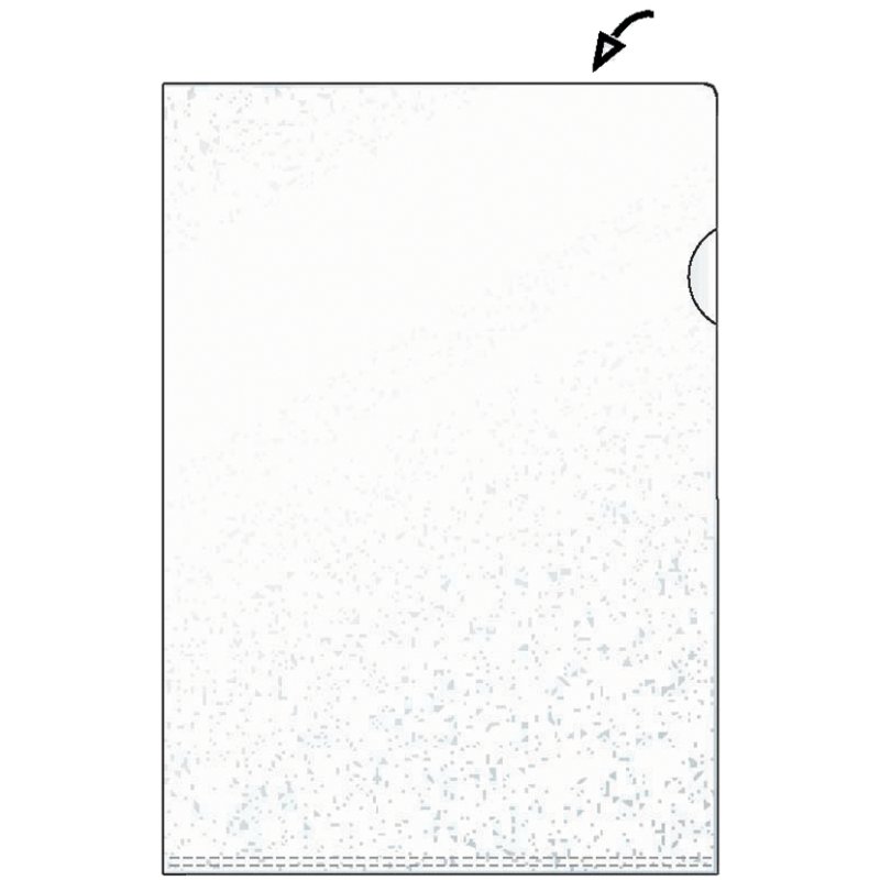 HETZEL documenthoes Economic A4 PP gestructureerd 0,09mm
