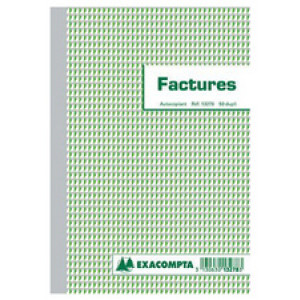Exaclair Duplicaatboek 'Facturen', 210 x 135 mm