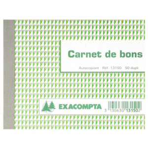 Exacompta Duplicaatboek 'Goed voor', 105 x 135 mm