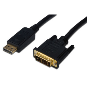DIGITUS Adapterkabel DisplayPort naar DVI-D 24+1, 3,0 m