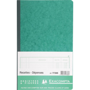 Kassaboek Inkomsten en Uitgaven, 210 x 190 mm