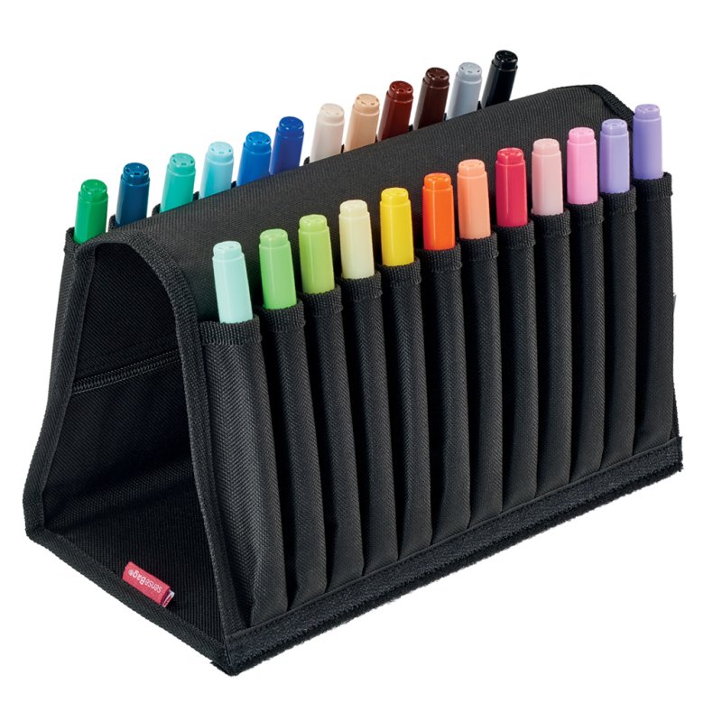 Transotype Wallet senseBag pennenetui voor 24 pennen, zwart
