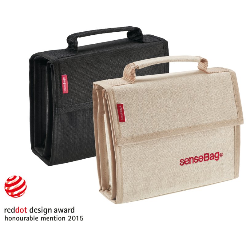 Transotype Wallet senseBag pennenetui voor 36 pennen, naturel
