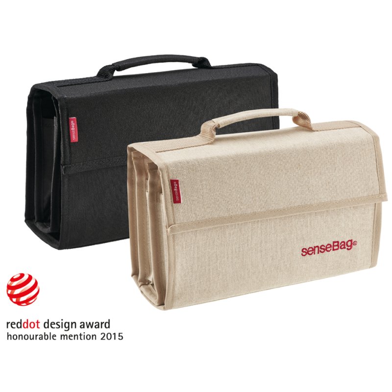 Transotype pennentas voor 72 pennen, zwart