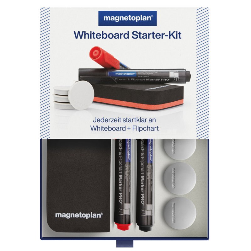 Magnetoplan Whiteboard startersset voor whiteboards