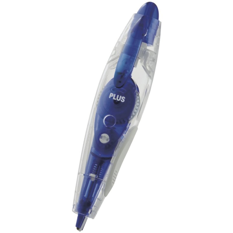PLUS JAPAN correctieroller 5 mm x 6 m, blauw