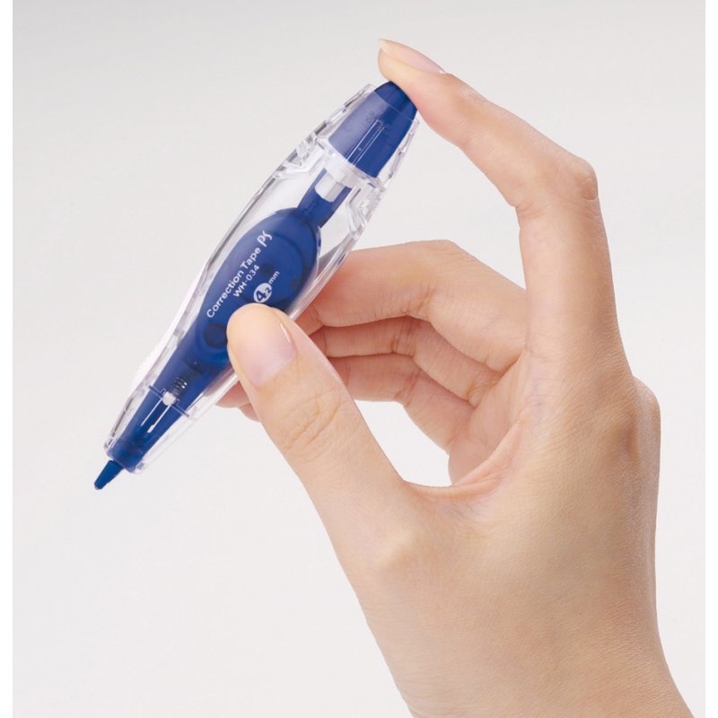 PLUS JAPAN correctieroller 5 mm x 6 m, blauw