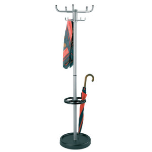 kerkmann kapstok Larco, 5 haken, alusilver, 170 cm