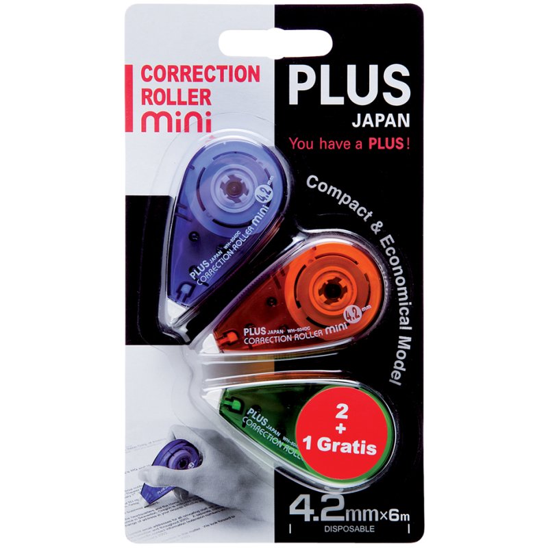 PLUS JAPAN correctieroller MINI 4,2 mm x 6 m