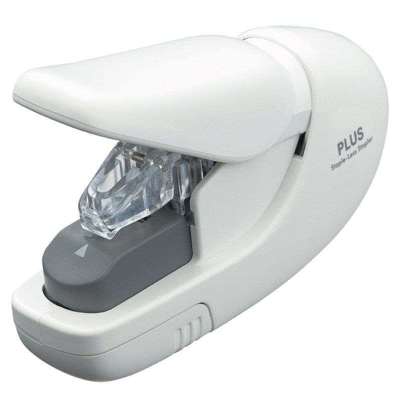 PLUS nietmachine klammervrij SL-106AB roze