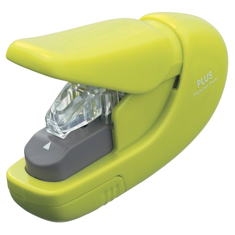 PLUS nietmachine klammervrij SL-106AB roze