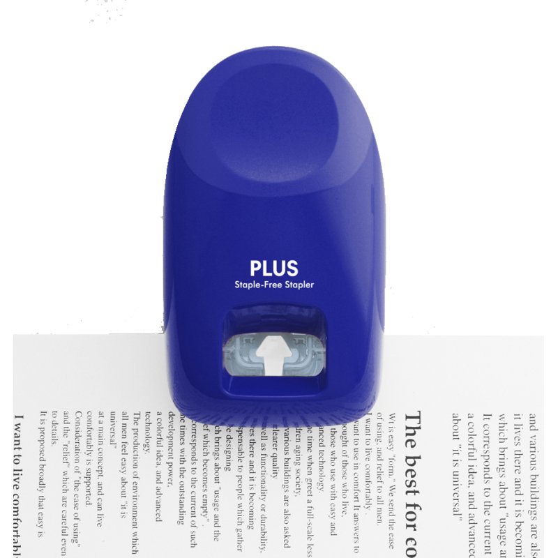 PLUS JAPAN nietmachine klamerloos SL-112A, roze