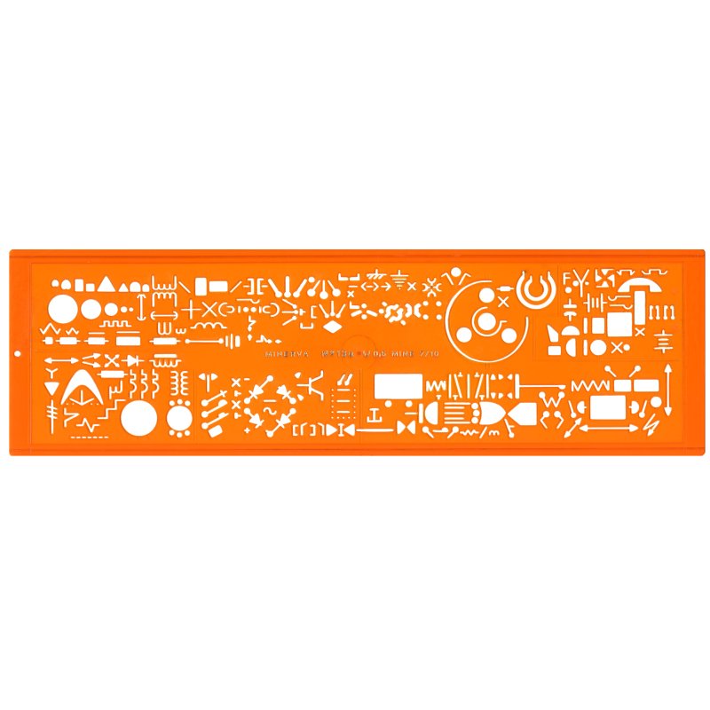 MINERVA Lettersjabloon Electrographe 13 A NF norm