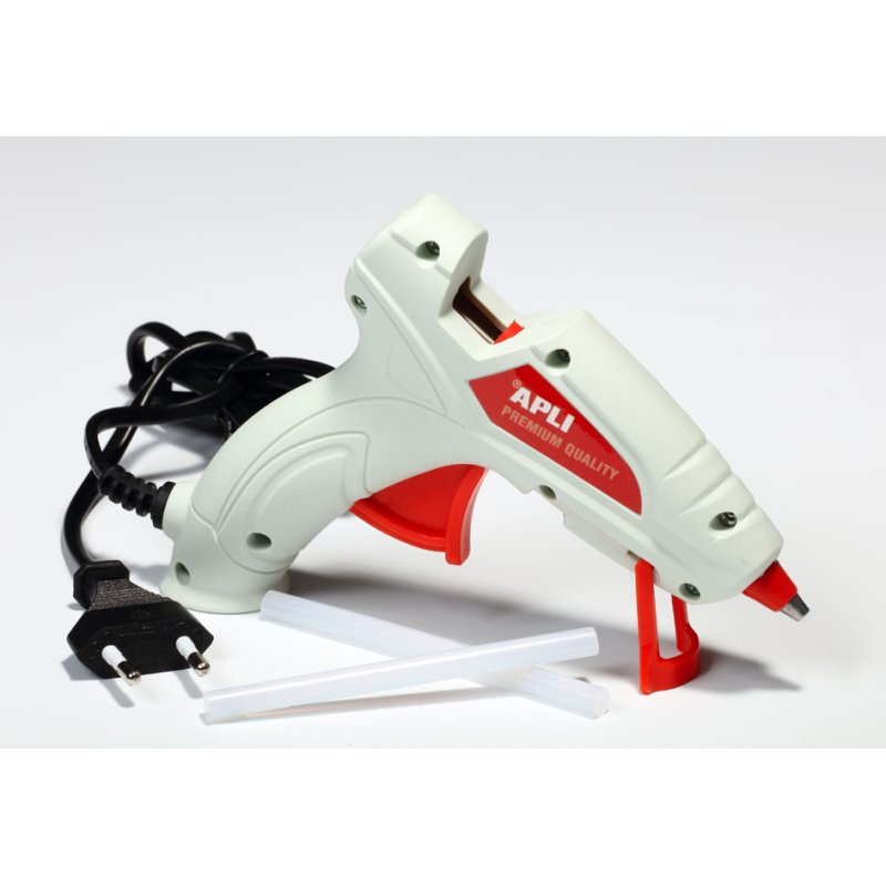 APLI lijmpistool met standvoet, 20 watt