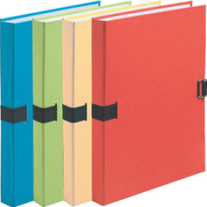 EXACOMPTA Documentenmap A4 karton met snelsluiting gekleurd gesorteerd
