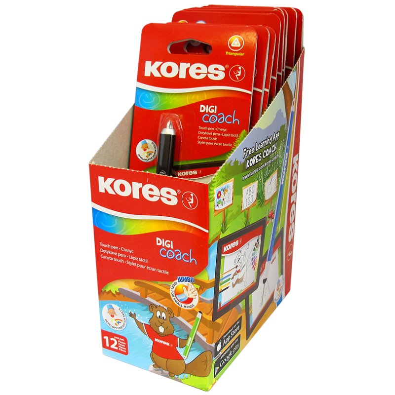 Kores touchscreen pen 'Digi Coach', diverse kleuren