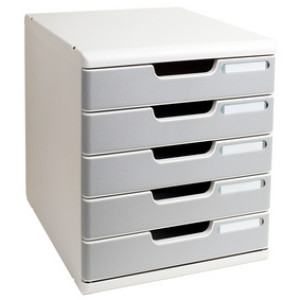 EXACOMPTA Ladekast MODULO A4, 10 laden, zwart