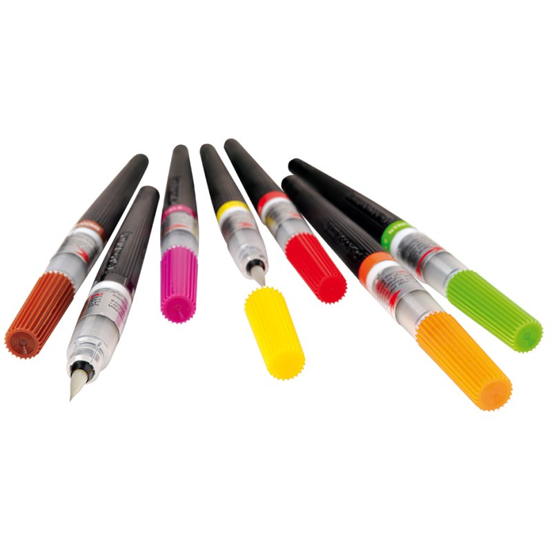 Pentel ColorBrush GFL101, aquarel penseelstift, zwart