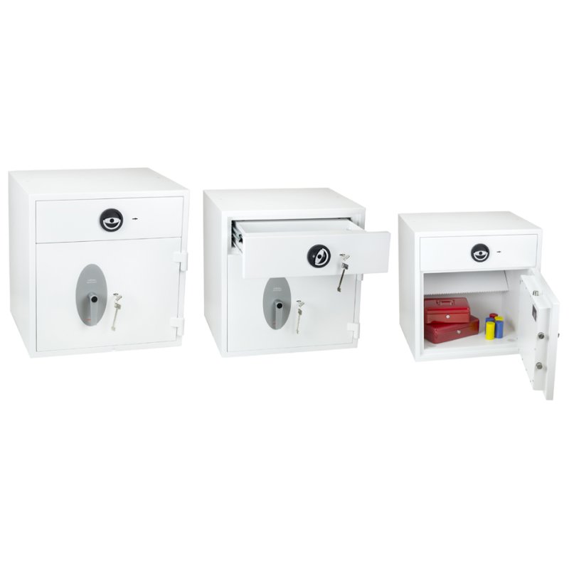 phoenix inwerptkluis DIAMOND DEPOSIT HS1091E, elektronisch slot, signaalwit, 650x555x670 mm