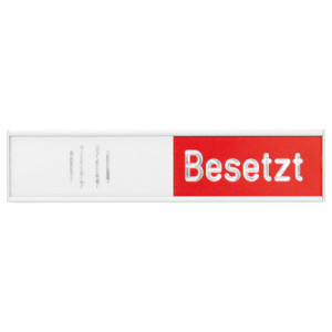 Waarschuwingsbord 'Vrij-Bezet', aluminium