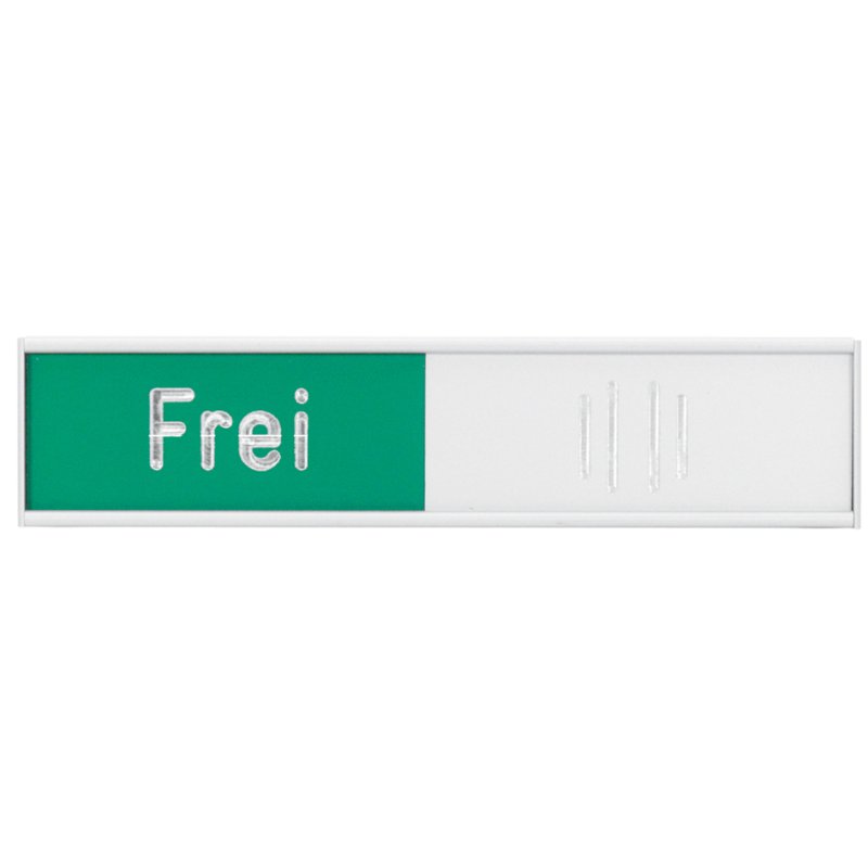 Waarschuwingsbord 'Vrij-Bezet', aluminium
