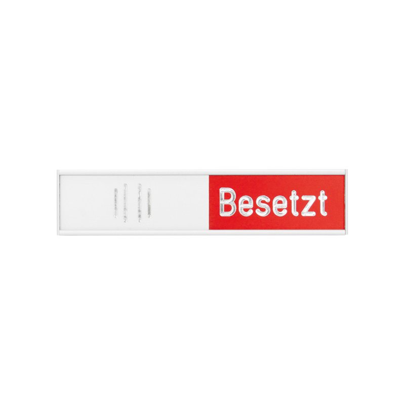 Waarschuwingsbord 'Vrij-Bezet', aluminium