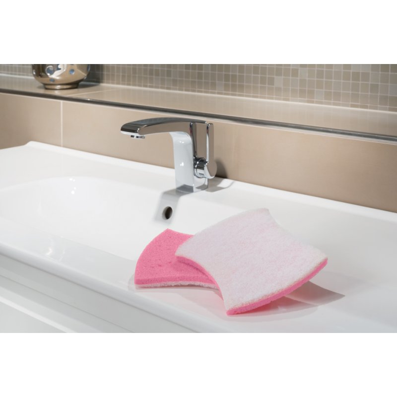 Scotch-Brite Reinigingsspons Bath XXL roze/wit