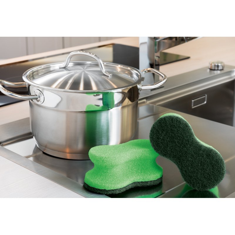 Scotch-Brite Schuurspons Klassiek Comfort, Kleur: groen
