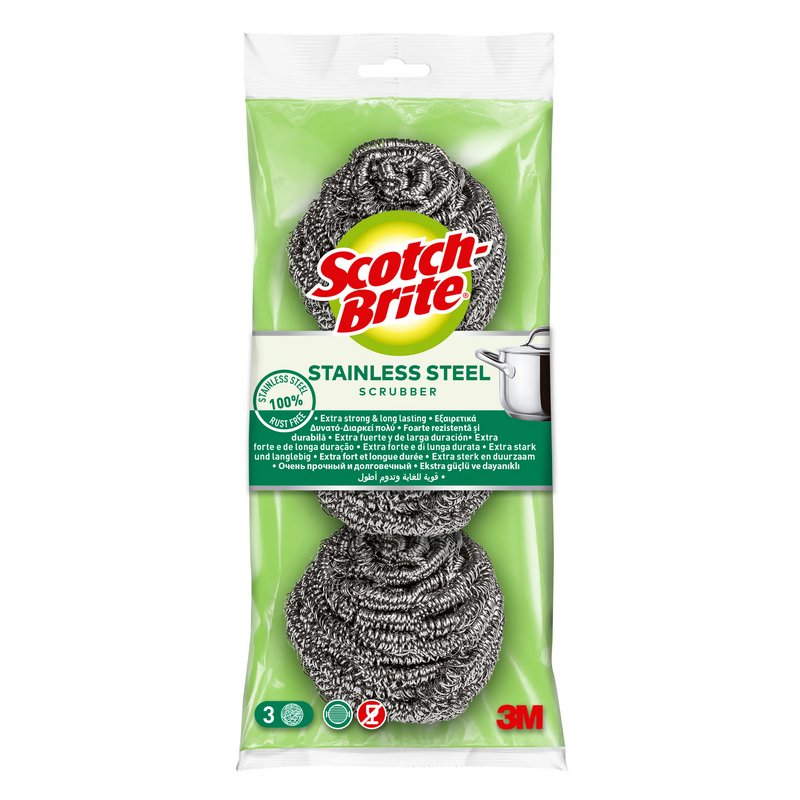Scotch-Brite roestvrijstalen spiraal klein