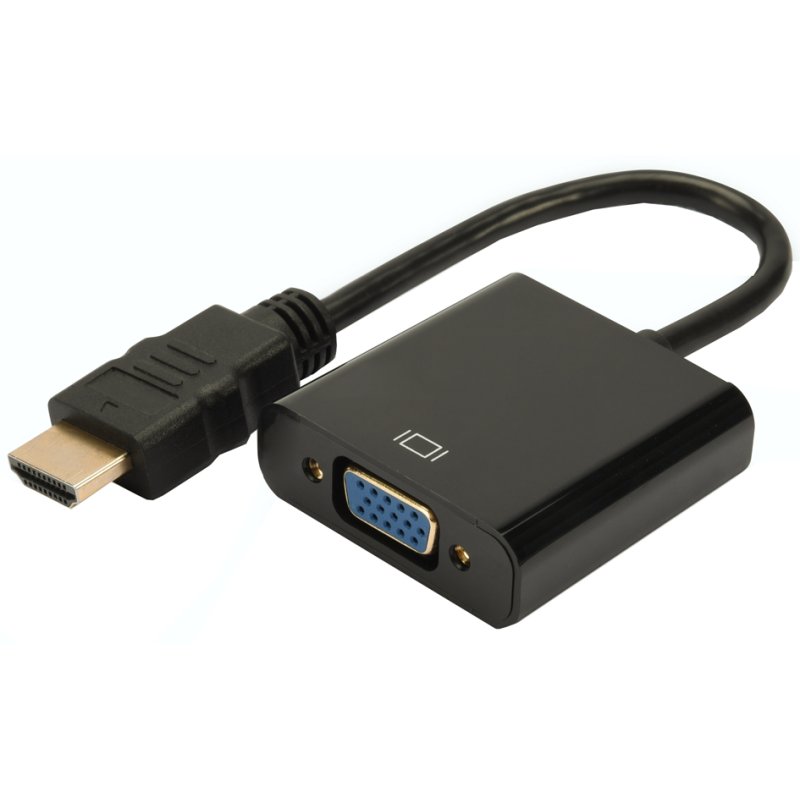 HDMI naar VGA converter, zwart