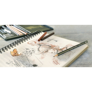 Faber-Castell kunstenaarsrijt wit medium