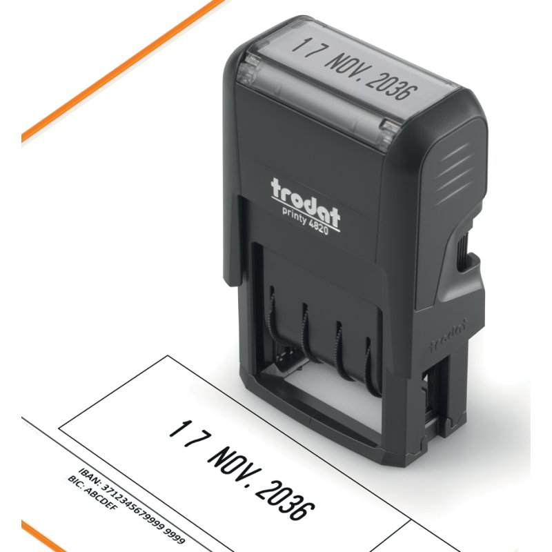 Trodat Printy Dater 4820, automatisch datumstempel.