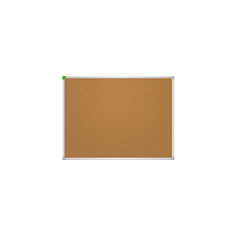 FRANKEN prikbord U-Act, kurk bruin, 1200 x 800 mm, aluminium frame