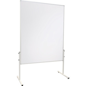 FRANKEN moderatietafel U-Act!, karton wit, 1200 x 1500 mm, hoogte 1950 mm