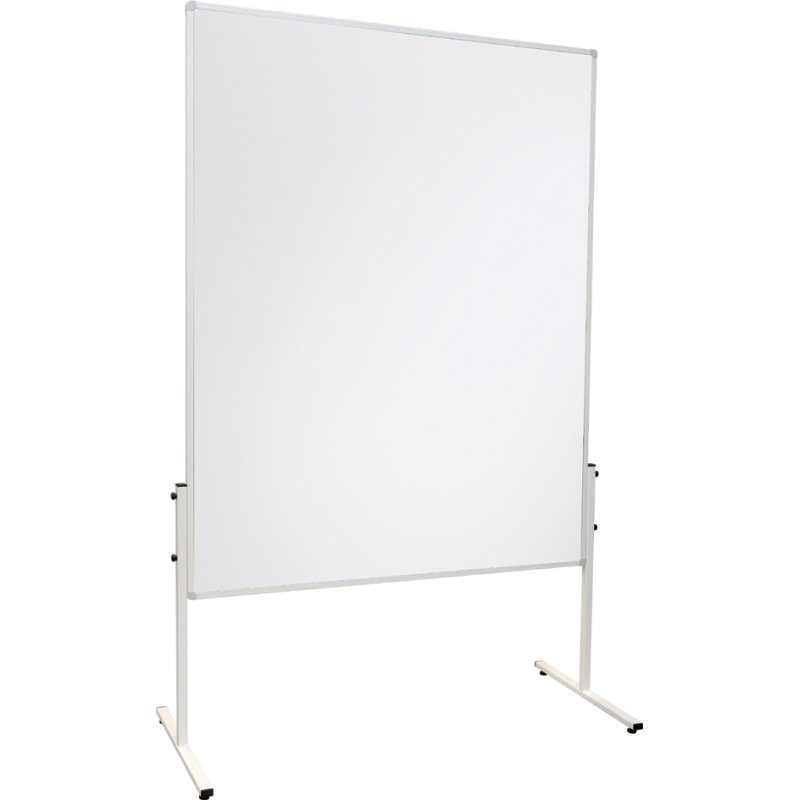FRANKEN moderatietafel U-Act!, karton wit, 1200 x 1500 mm, hoogte 1950 mm