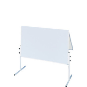 FRANKEN moderatietafel U-Act!, inklapbaar, wit karton oppervlak, 1200 x 1500 mm