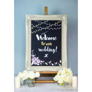 Uni-ball krijtmarker, wit