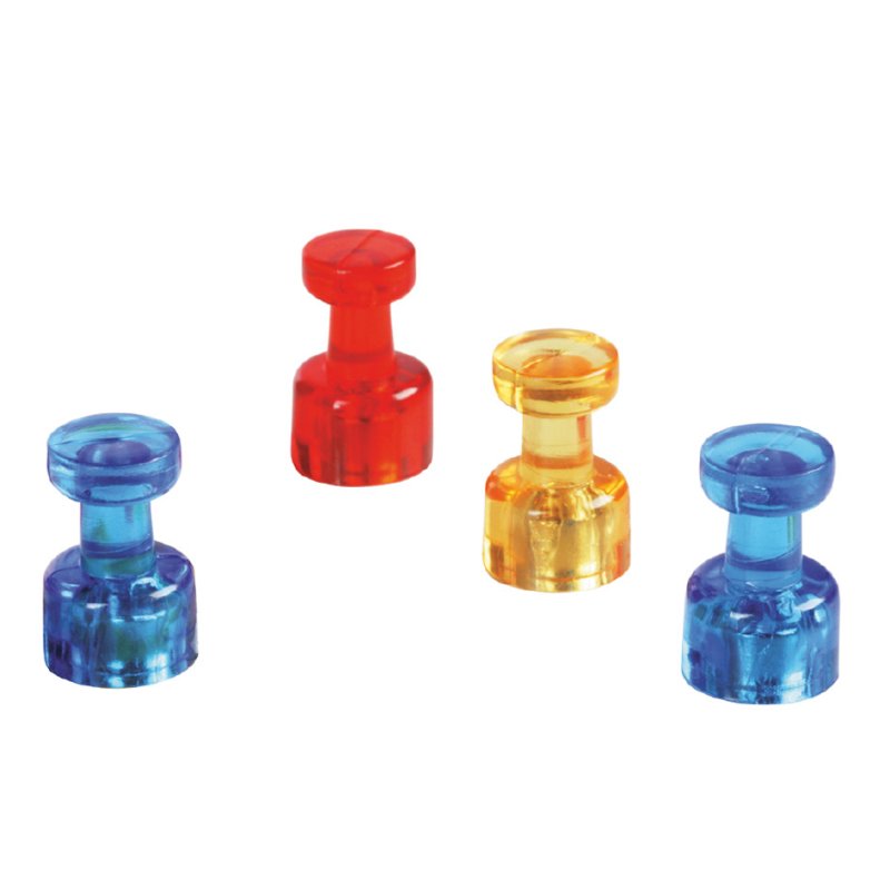 magnetoplan Magneet-Memohouder, diameter 11 mm, geel