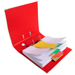 EXACOMPTA scheidingsstroken trapeziumvorm karton oranje