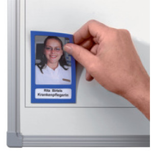 FRANKEN magnetische kijktasjes grijs 72 x 115 mm, 5 stuks