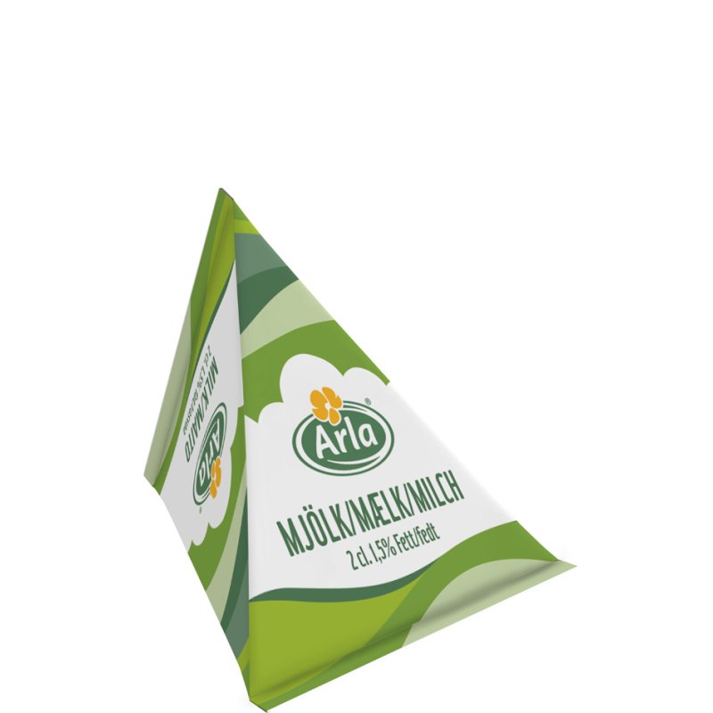Arla melkportie 1,5% vet, 100 stuks à 20 ml in displaydoos
