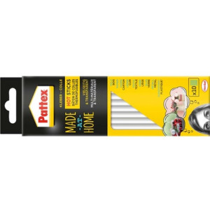 Pattex lijmsticks transparant 11mm voor lijmpistool 10 stuks